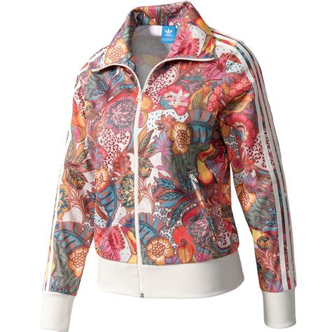 blume adidas jacke damen bunt|Frauen .